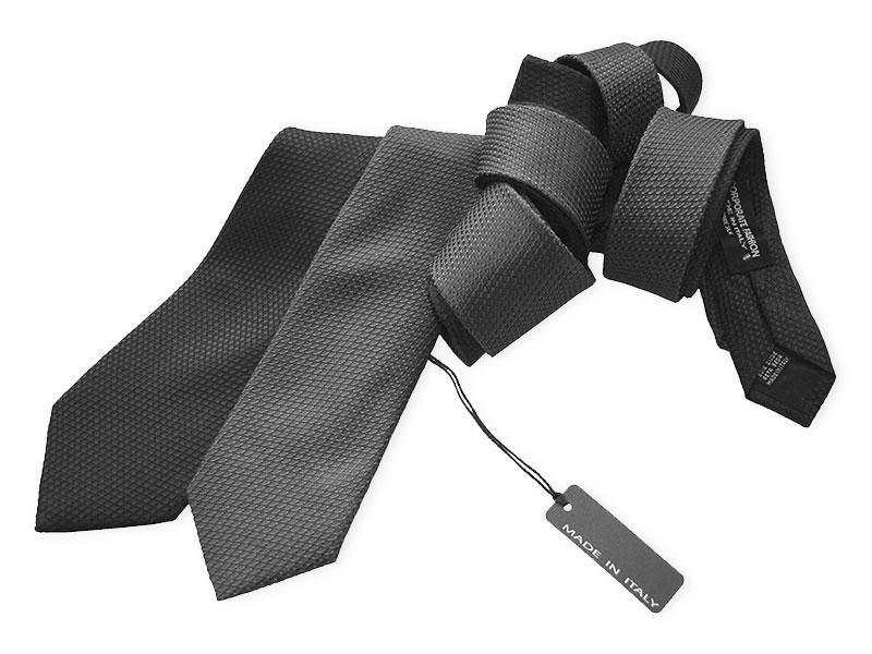 Krawatten gewobene Seide mit Logo