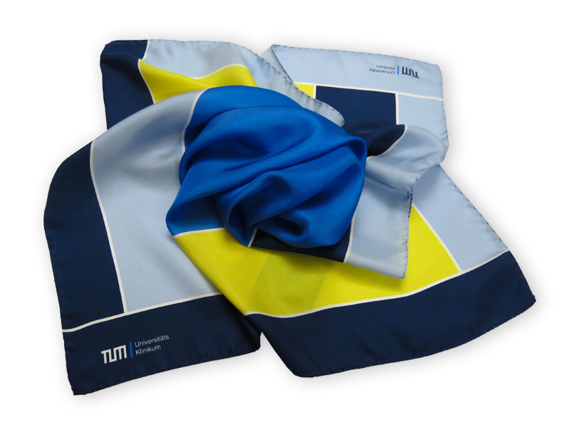 Seidentücher für das Universitätklinikum